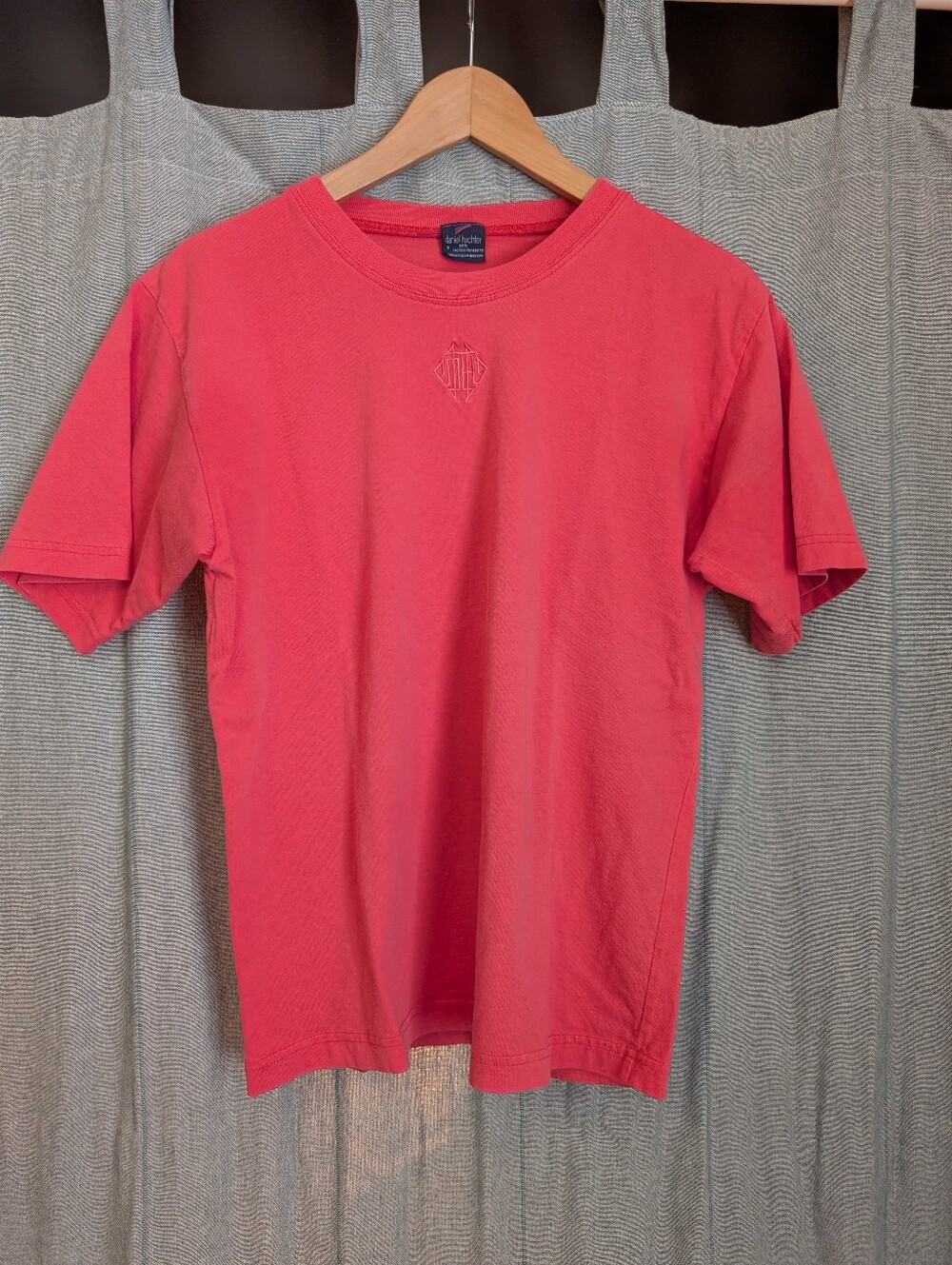 Daniel Hechter Paris Short‑Sleeve Crewneck Tee in Coral